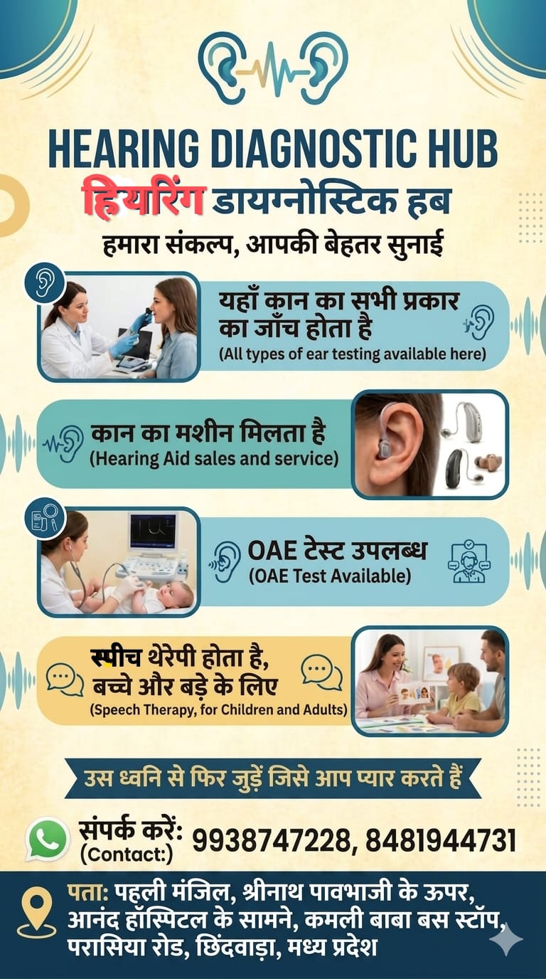 HDH Clinic promotion poster Chhindwara